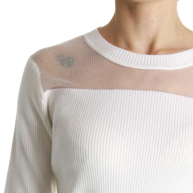 MAGLIA CON TRASPARENZA FRESH FLOWER - Mad Fashion | img vers.650x/